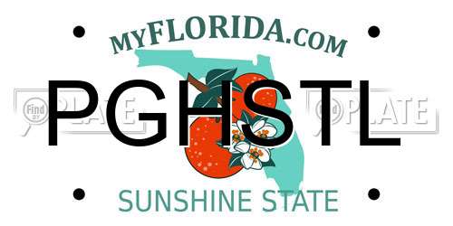 PGHSTL Florida License Plate