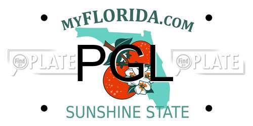 PGL Florida License Plate