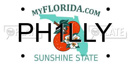 PH1LLY Florida License Plate