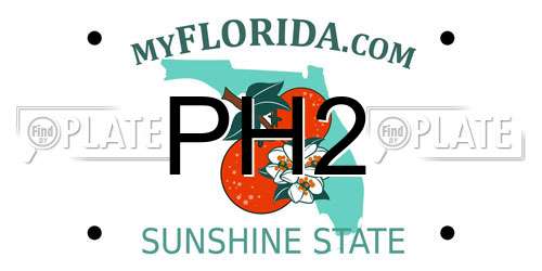 PH2 Florida License Plate