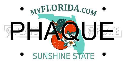 PHAQUE Florida License Plate
