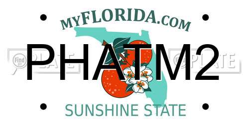 PHATM2 Florida License Plate