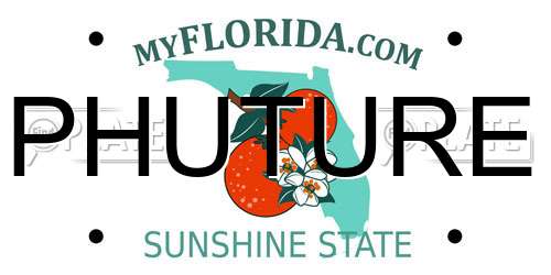PHUTURE Florida License Plate