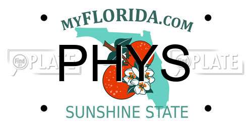 PHYS Florida License Plate