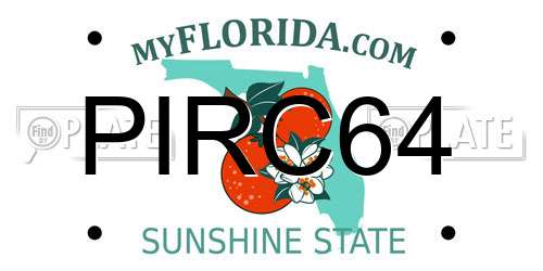 PIRC64 Florida License Plate