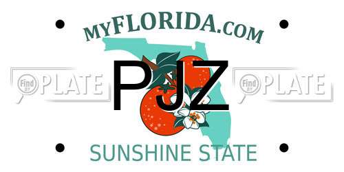 PJZ Florida License Plate