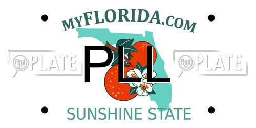 PLL Florida License Plate