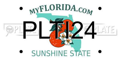 PLTI24 Florida License Plate
