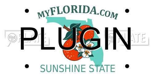 PLUGIN Florida License Plate