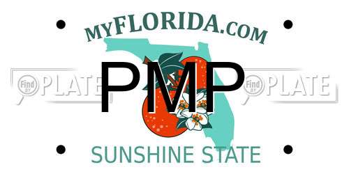 PMP Florida License Plate