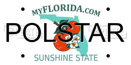 POLSTAR Florida License Plate