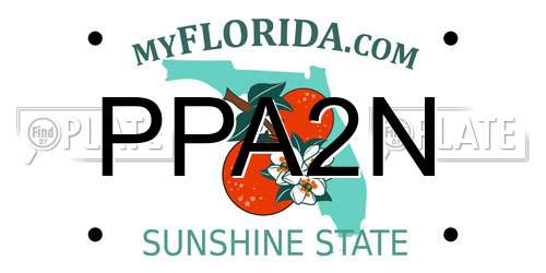 PPA2N Florida License Plate
