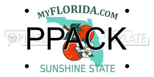 PPACK Florida License Plate