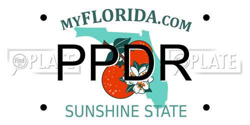PPDR Florida License Plate