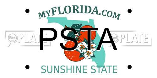 PSTA Florida License Plate