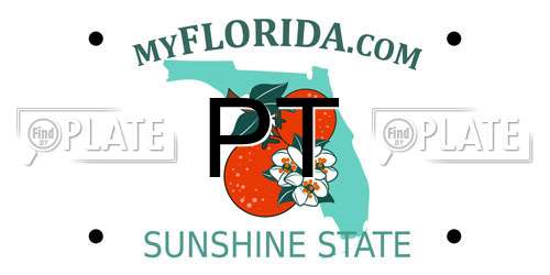 PT Florida License Plate