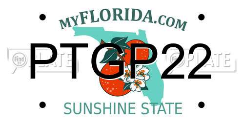 PTGP22 Florida License Plate