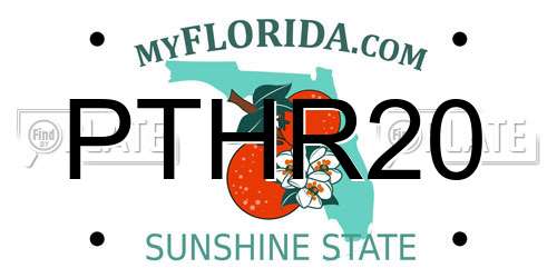 PTHR20 Florida License Plate