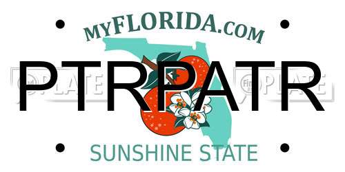 PTRPATR Florida License Plate