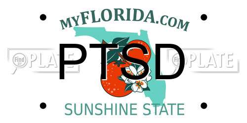 PTSD Florida License Plate