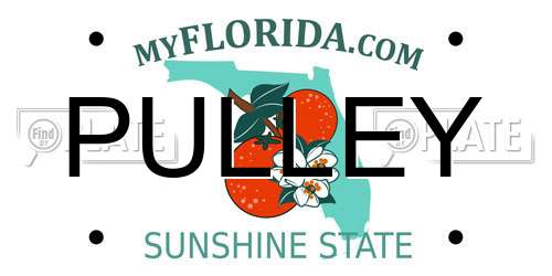 PULLEY Florida License Plate