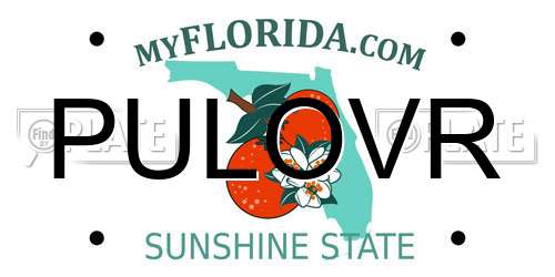 PULOVR Florida License Plate