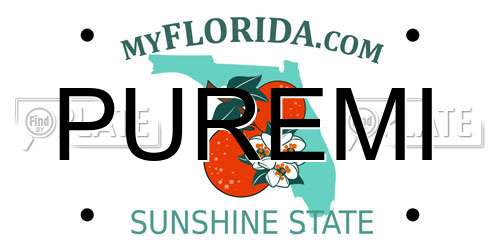 PUREMI Florida License Plate
