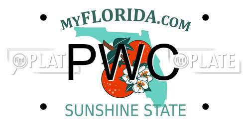 PWC Florida License Plate