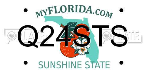Q24STS Florida License Plate