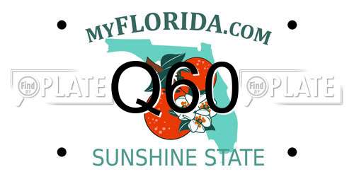 Q60 Florida License Plate