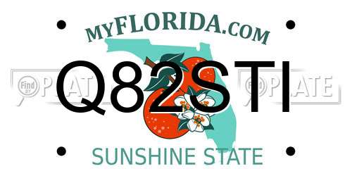Q82STI Florida License Plate