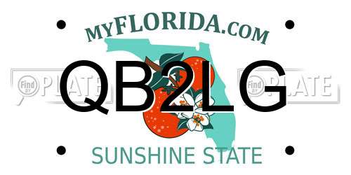 QB2LG Florida License Plate