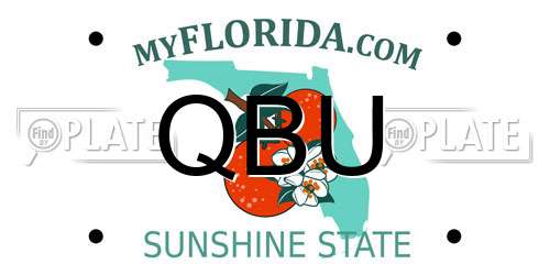 QBU Florida License Plate