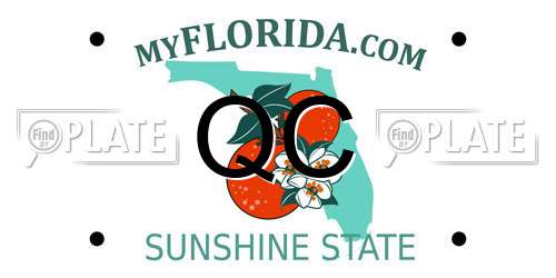 QC Florida License Plate