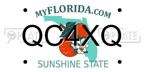 QC4XQ Florida License Plate