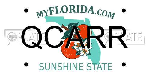 QCARR Florida License Plate