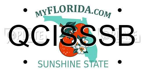 QCISSSB Florida License Plate
