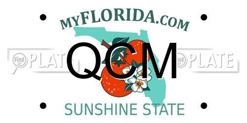 QCM Florida License Plate