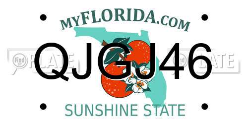 QJGJ46 Florida License Plate