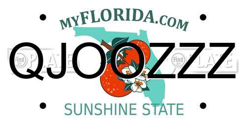 QJOOZZZ Florida License Plate