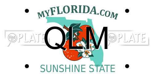 QLM Florida License Plate
