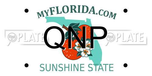 QNP Florida License Plate