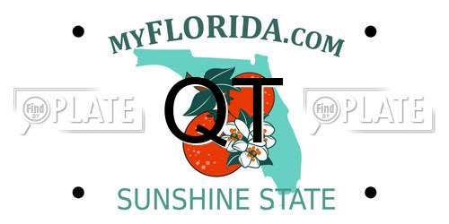 QT Florida License Plate