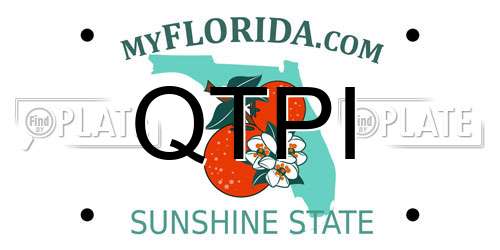 QTPI Florida License Plate