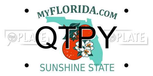 QTPY Florida License Plate
