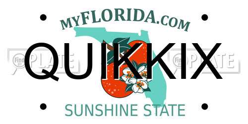 QUIKKIX Florida License Plate