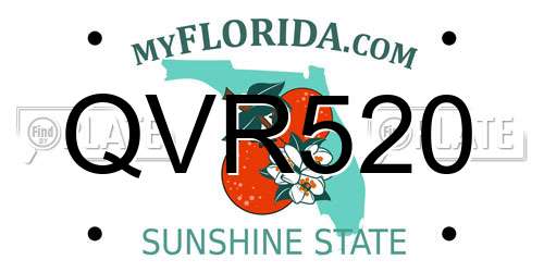 QVR520 Florida License Plate