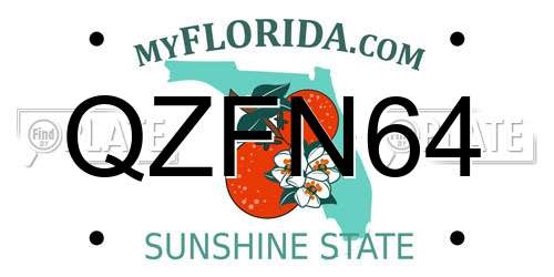 QZFN64 Florida License Plate