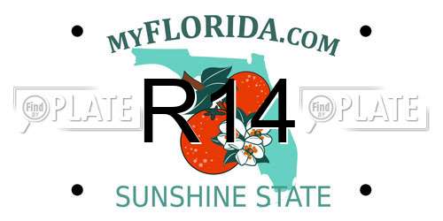 R14 Florida License Plate