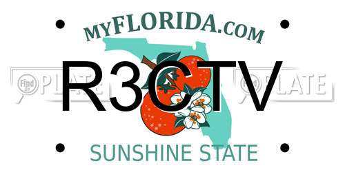 R3CTV Florida License Plate